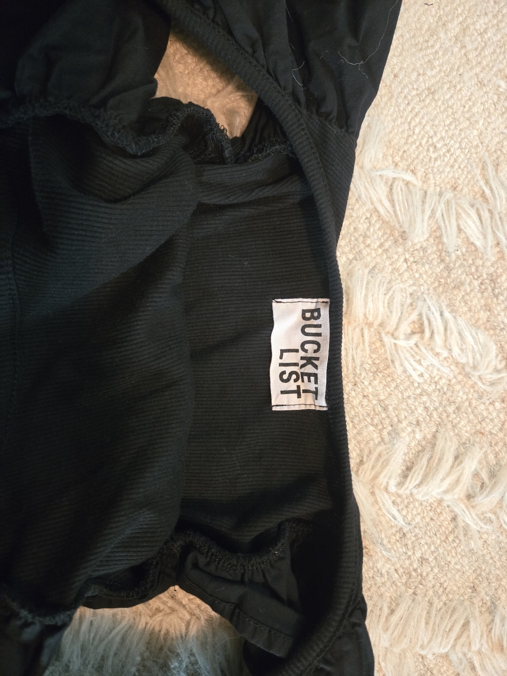 Bucket List Cropped Flare Sleev